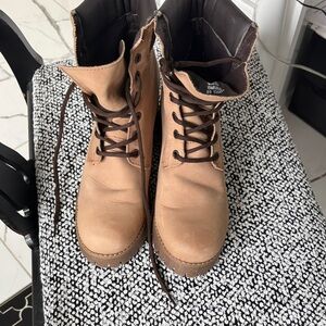 Artisan Dark Brown Leather Boots